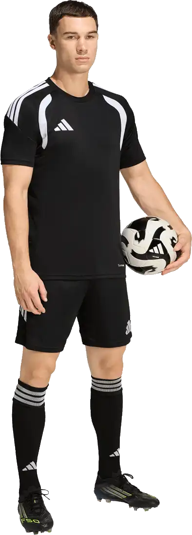Pánský fotbalový dres Adidas Tiro 26 League krátký rukáv černý