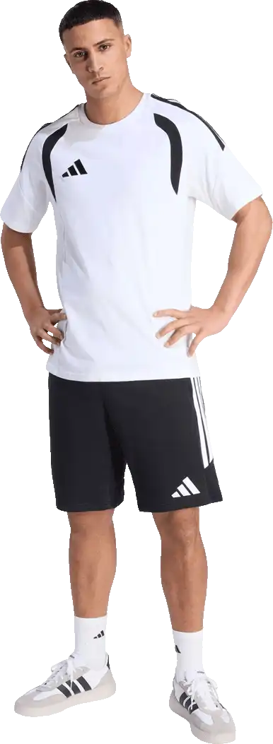 Pánské fotbalové tričko Adidas Tiro 26 Tee bílé