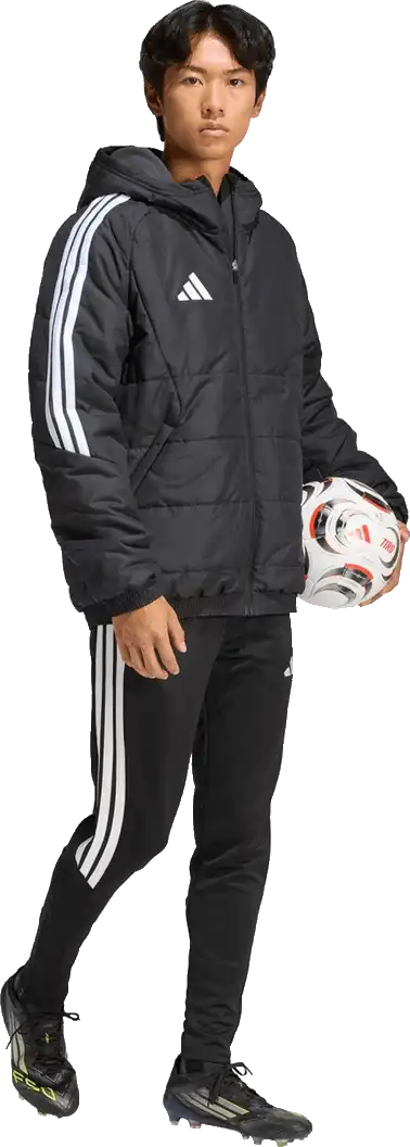 Pánská zimní bunda s kapucí Adidas Tiro 26 Winter černá