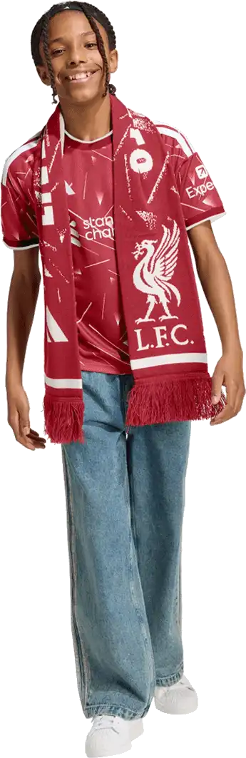 Dětský domácí fotbalový dres Adidas Liverpool FC 26/27 bordó