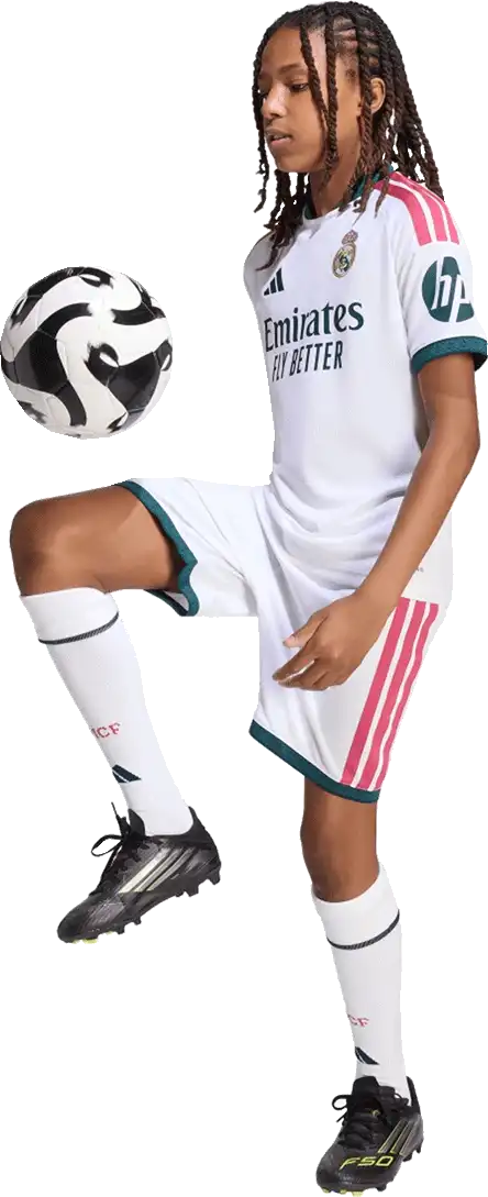 Dětský domácí fotbalový dres Adidas Real Madrid 26/27 bílý