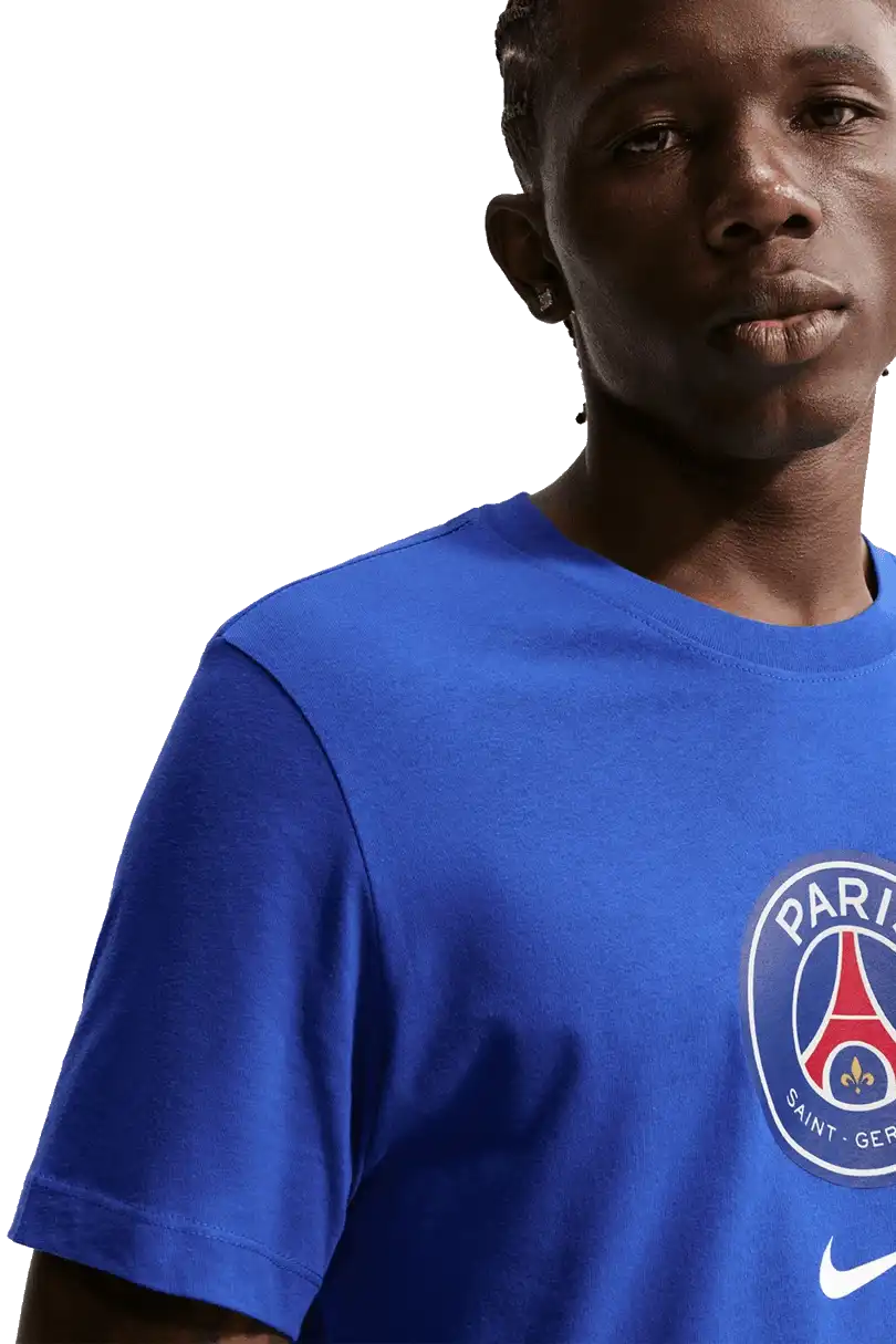 Pánské tričko s krátkým rukávem Nike PSG 26/27 Crest Tee modré