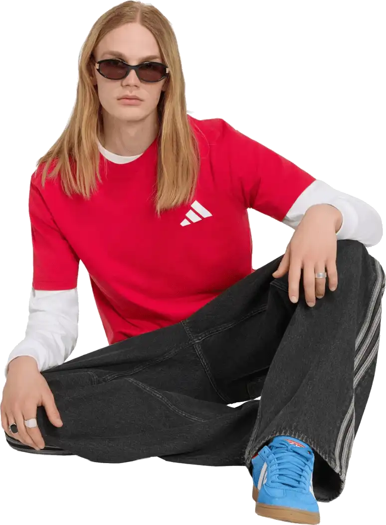 Pánské tričko Adidas Manchester United 26/27 Seasonal Graphic červené