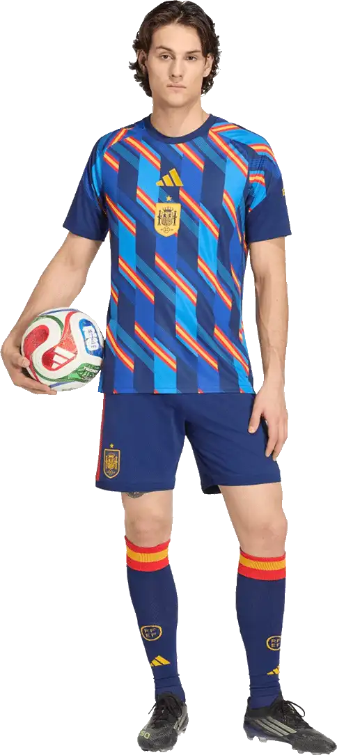 Pánský předzápasový dres Adidas Španělsko 26/27 modrý