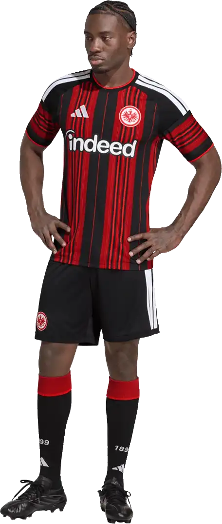 Pánský domácí dres Adidas Eintracht Frankfurt 26/27 černo-červený