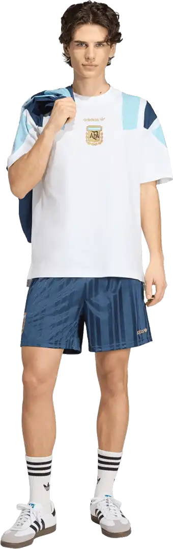 Pánské sportovní volné tričko Adidas Originals Argentina 2026 EQT Tee bílé