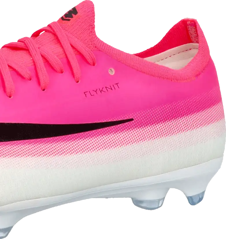 Dětské kopačky lisovky Nike Zoom Mercurial Vapor 17 Pro FG bílo-růžové