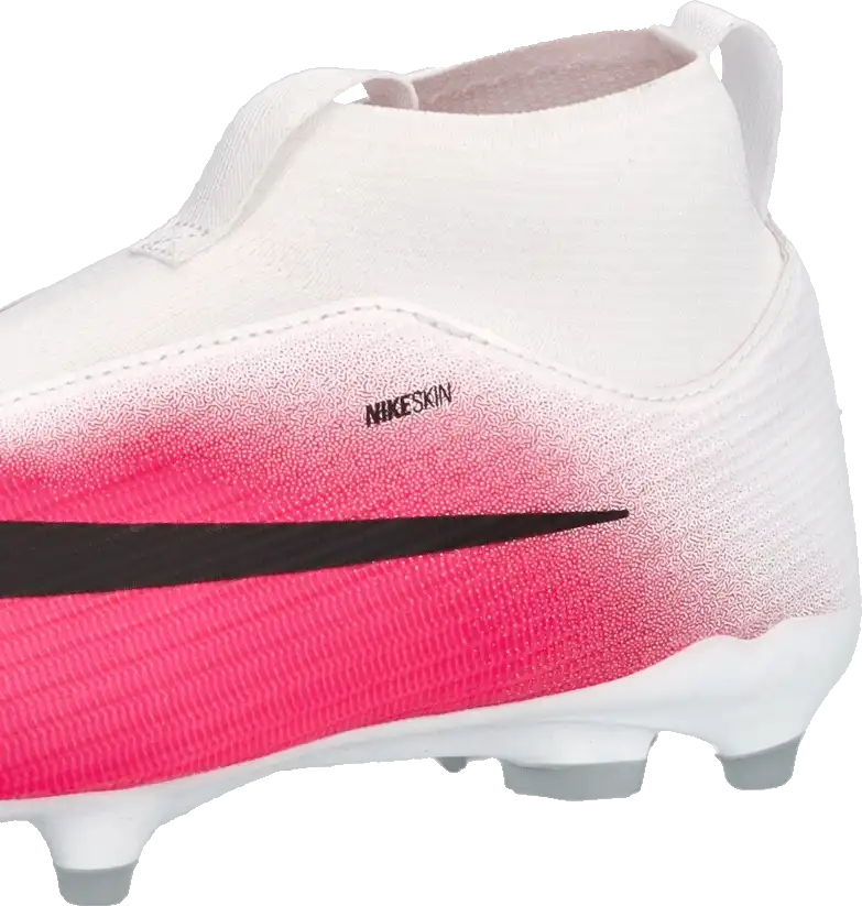Dětské lisovky Nike Zoom Mercurial Superfly 11 Academy FG/MG bílo-růžové