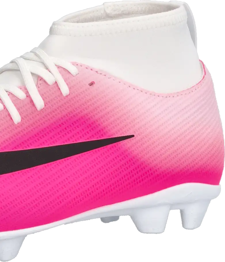 Dětské lisovky Nike Zoom Mercurial Superfly 11 Club FG/MG bílo-růžové