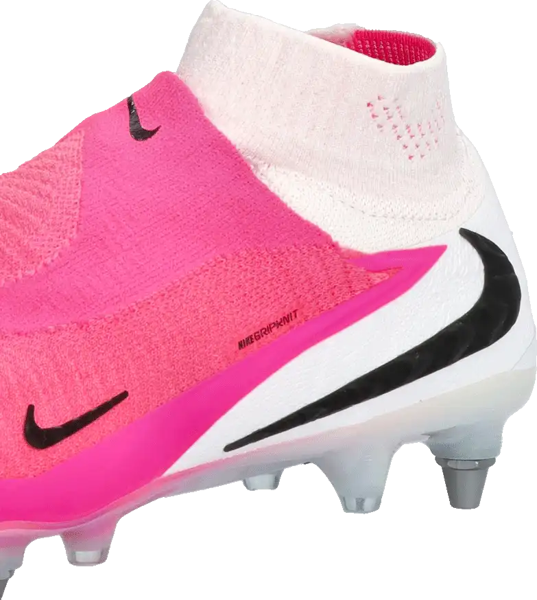 Pánské kopačky kolíky Nike Phantom 6 High Elite SG-PRO bílo-růžové