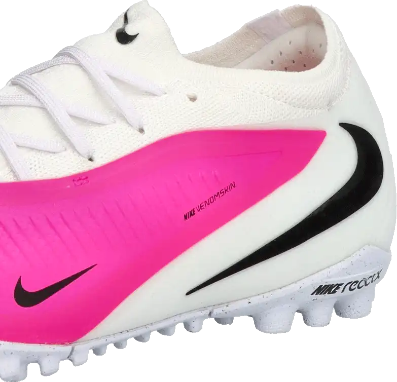 Pánské kopačky turfy Nike Phantom 6 Low Pro TF bílo-růžové
