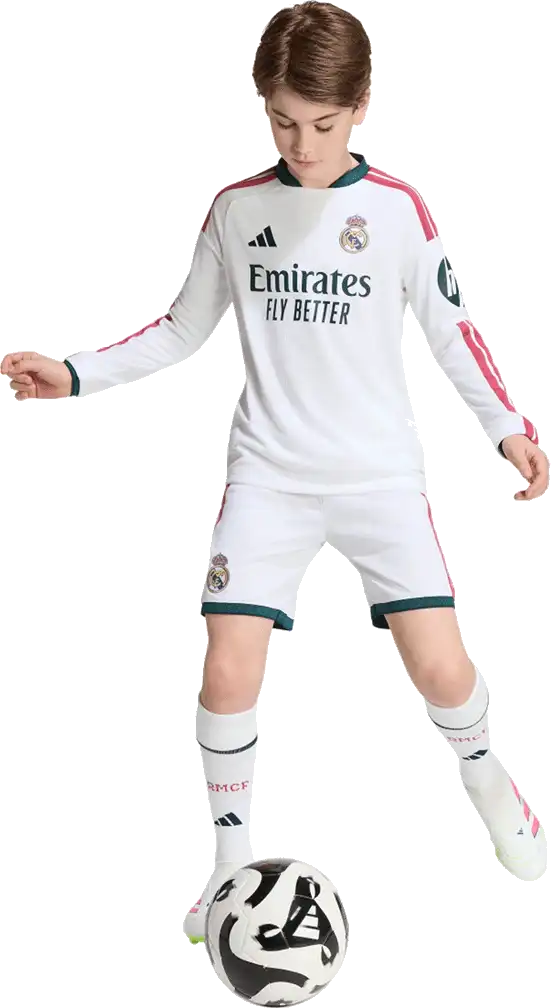 Dětský domácí fotbalový dres Adidas Real Madrid 26/27 DR bílý