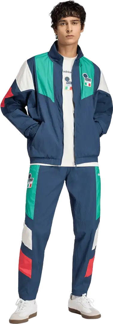Pánské sportovní kalhoty Adidas Originals Itálie 2026 EQT Track modré