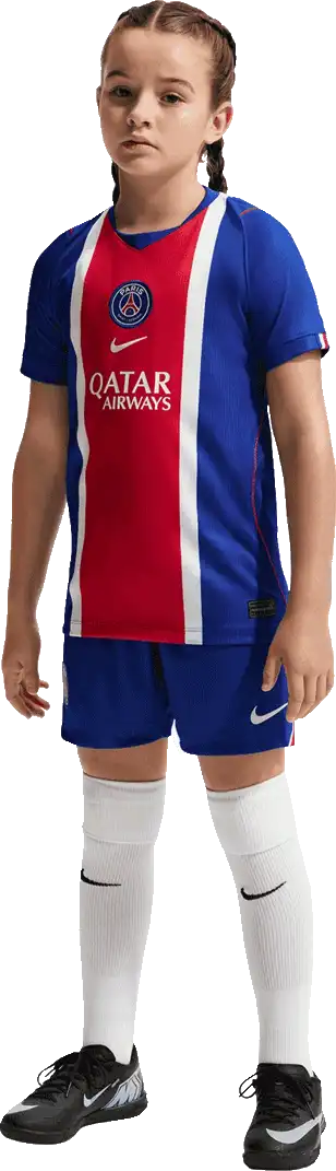 Dětský domácí fotbalový dres Nike PSG 26/27 modro-červený