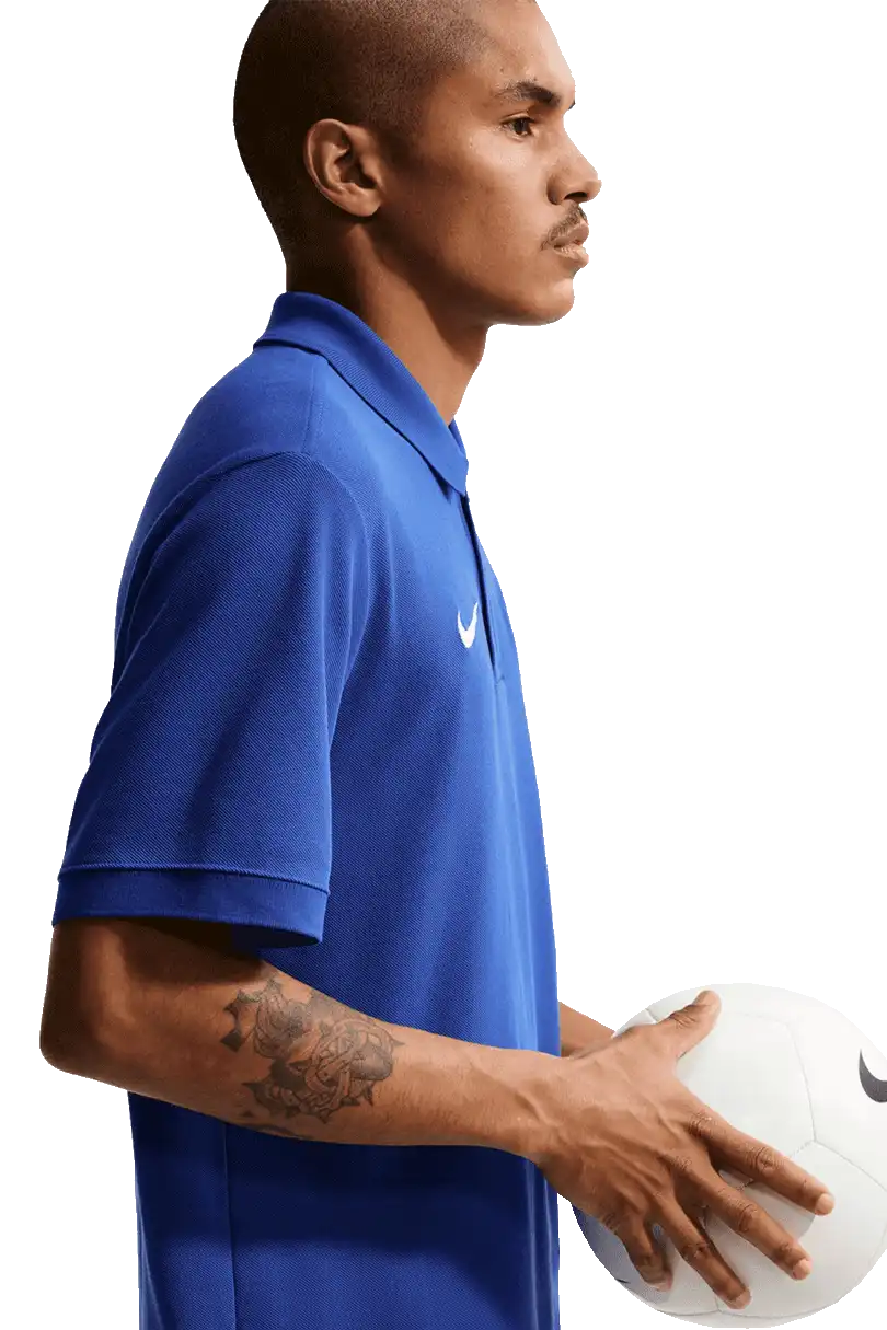 Pánská fotbalová polokošile Nike PSG 26/27 Club Polo modrá
