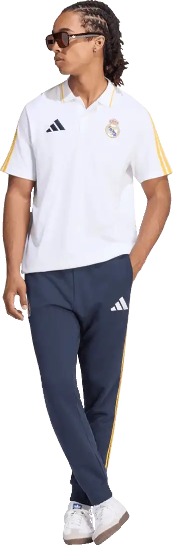 Pánská fotbalová polokošile Adidas Real Madrid 26/27 DNA Polo bílá