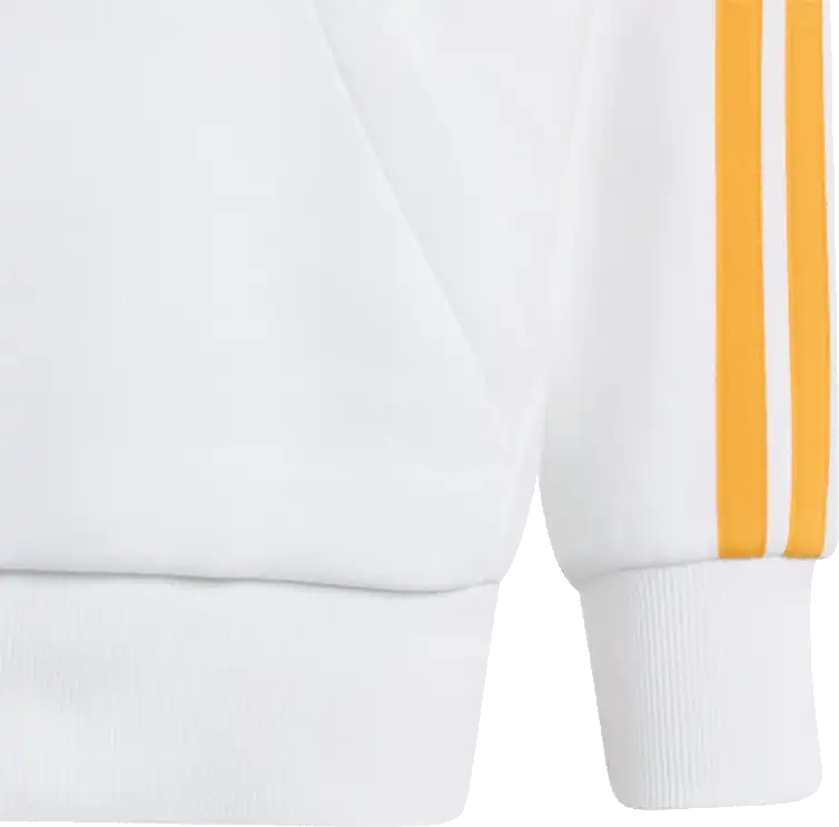 Dětská mikina s kapucí Adidas Real Madrid 26/27 bílá
