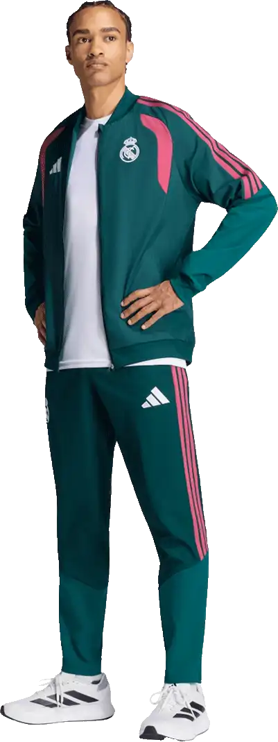 Pánská prezentační bunda Adidas Real Madrid 26/27 Competition zelená