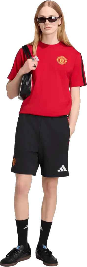 Pánské froté šortky Adidas Manchester United 26/27 DNA černé