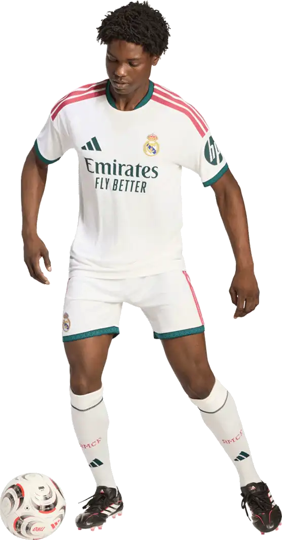Pánské domácí fotbalové šortky Adidas Real Madrid 26/27 bílé
