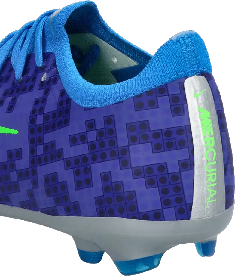 Dětské kopačky lisovky Nike x LEGO Zoom Mercurial Vapor 17 Pro FG modré
