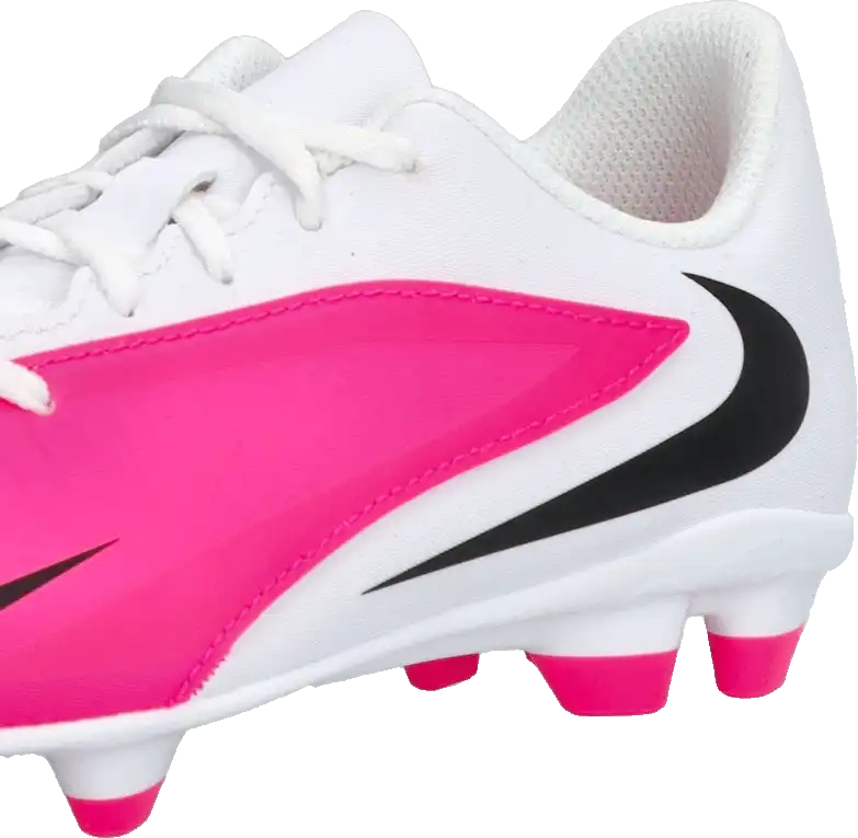 Dětské kopačky lisovky Nike Phantom 6 Low Club FG/MG bílo-růžové