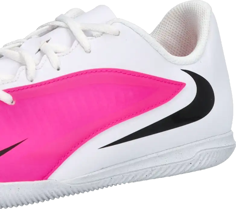 Dětské sálové kopačky Nike Phantom 6 Low Club IC bílo-růžové