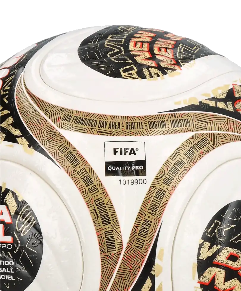 Fotbalový míč Adidas Trionda World Cup 2026 Pro Finals velikost 5 bílo-hnědý