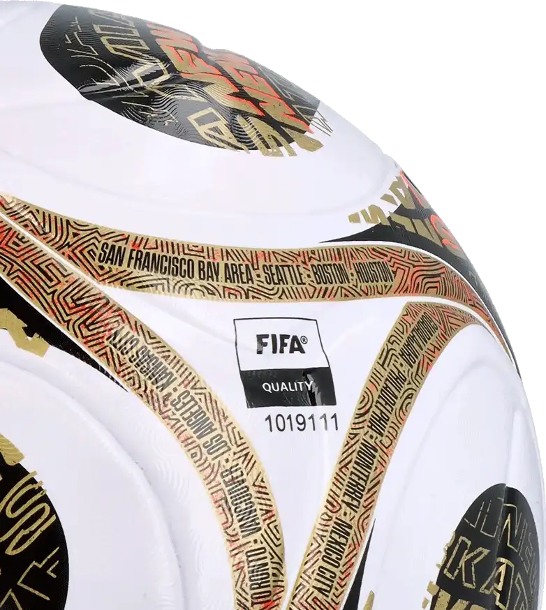 Fotbalový míč Adidas Trionda World Cup 2026 League Finals velikost 5 bílo-hnědý