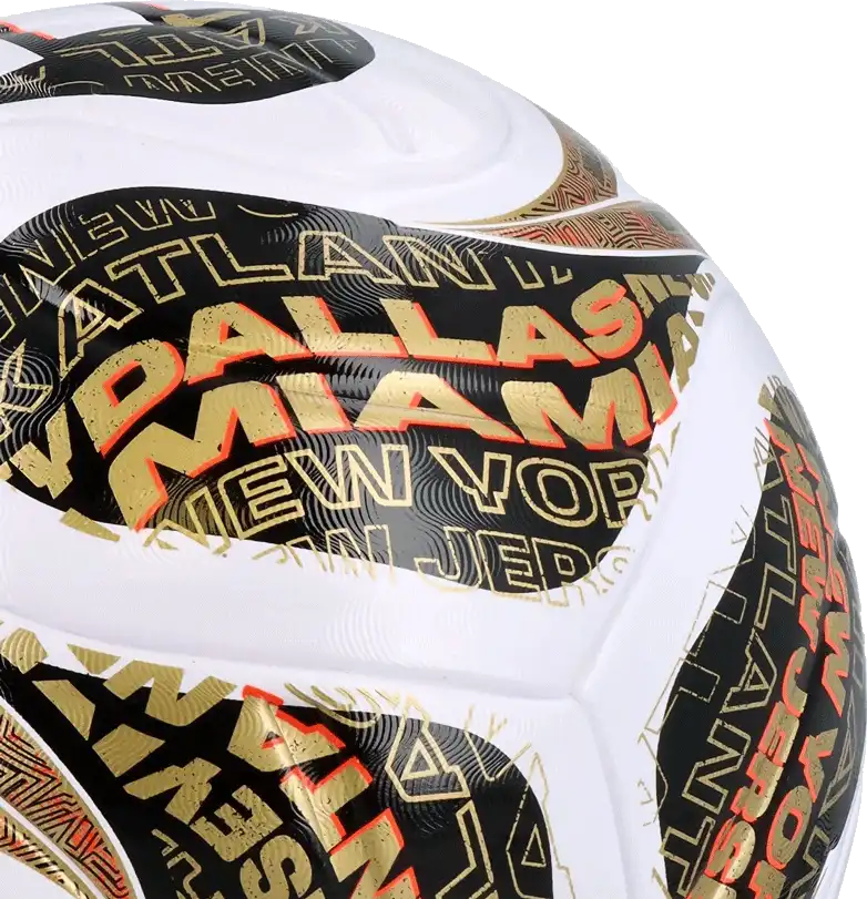 Fotbalový míč Adidas Trionda World Cup 2026 League Finals velikost 4 bílo-hnědý