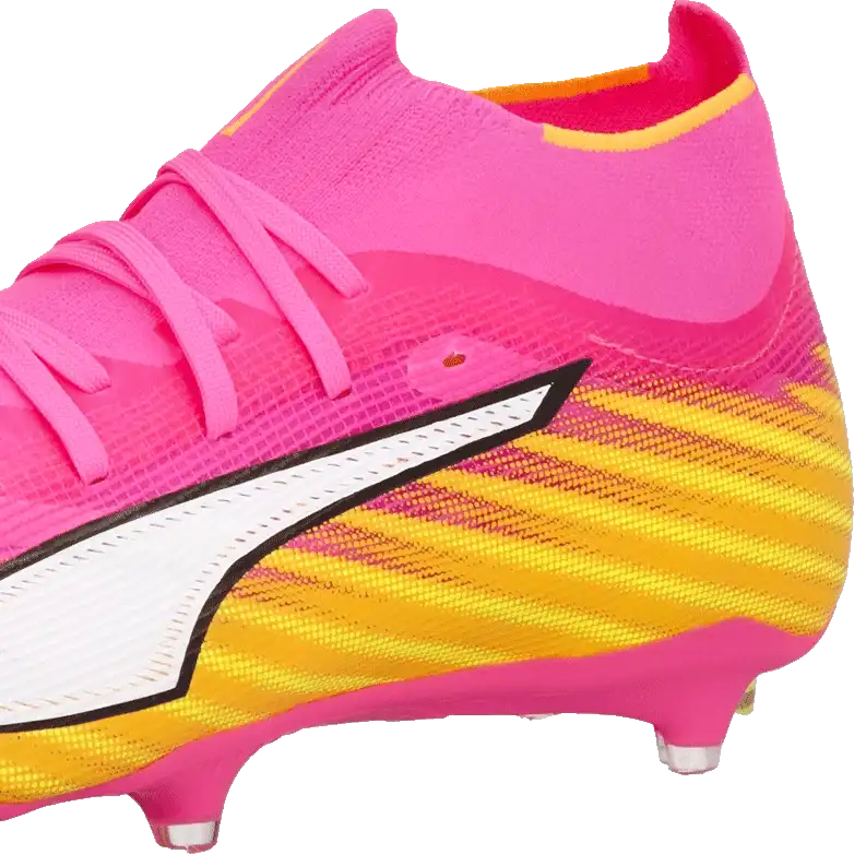 Pánské kopačky lisovky Puma Ultra 6 Match+ FG/AG růžové
