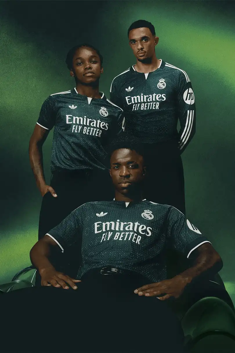 Pánský venkovní fotbalový dres Adidas Real Madrid 26/27 zelený