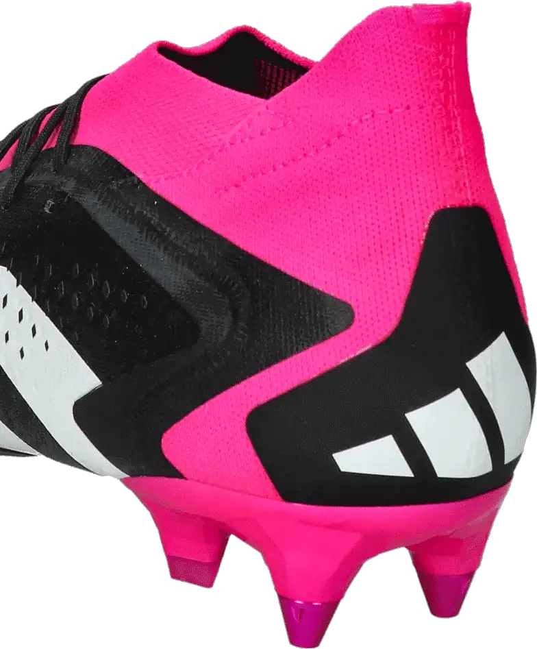Pánské kopačky kolíky Adidas Predator Accuracy.1 SG černo-růžové