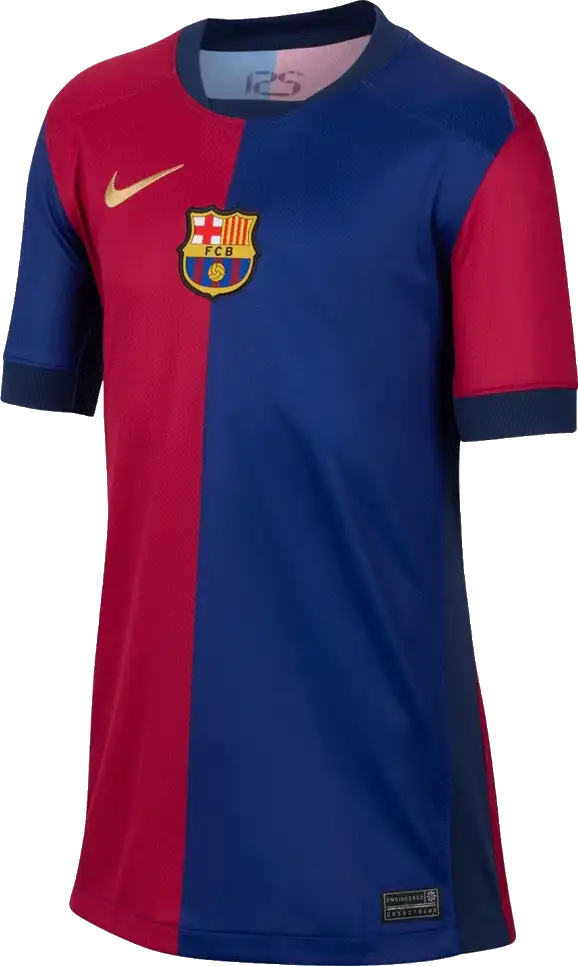 Dětský domácí dres Nike FC Barcelona 24/25 modro-červený bez sponzora