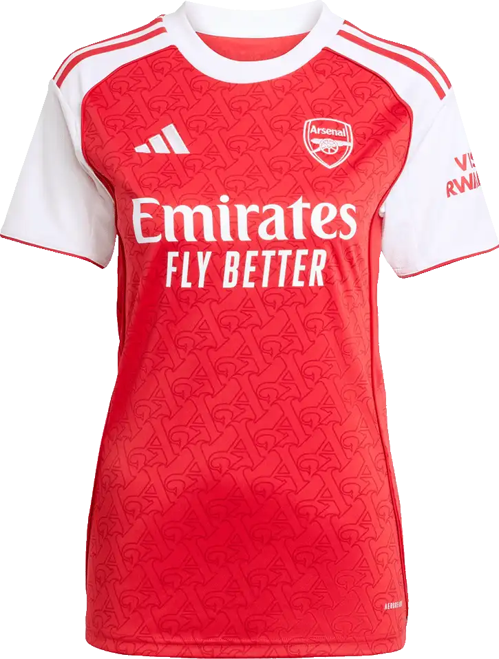 Dámský domácí fotbalový dres Adidas Arsenal FC 25/26 červený
