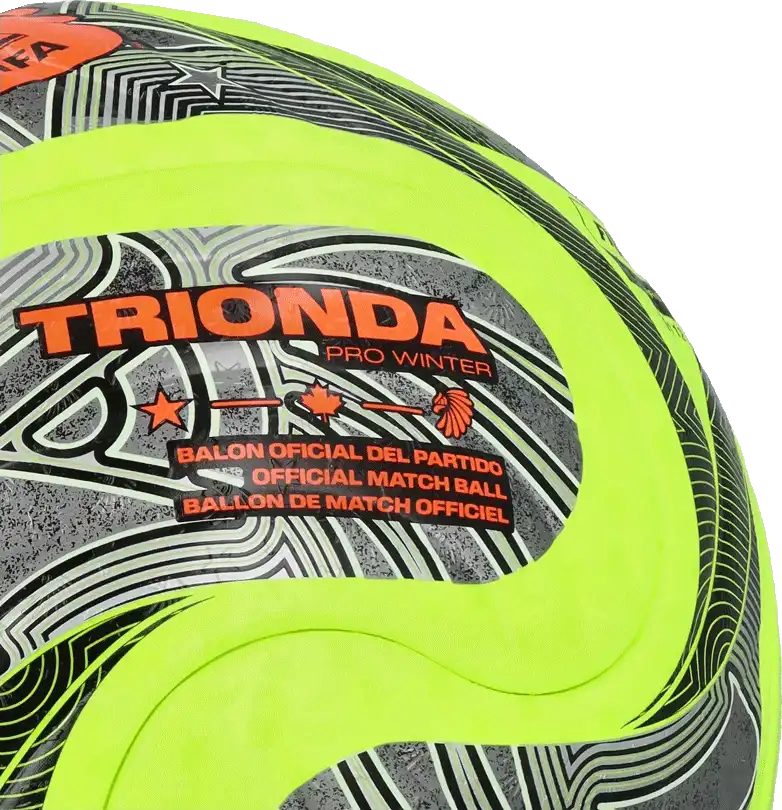 Fotbalový míč Adidas Trionda World Cup 2026 Pro Winter velikost 5 žlutý