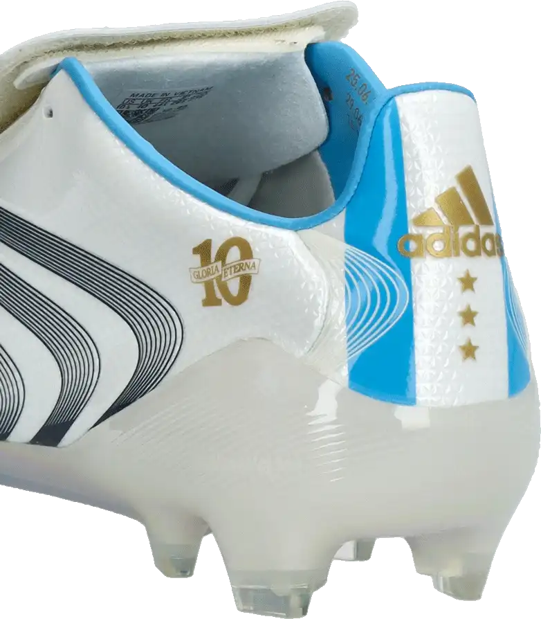 Pánské limitované kopačky lisovky Adidas F50 Elite Messi Tunit FG bílé
