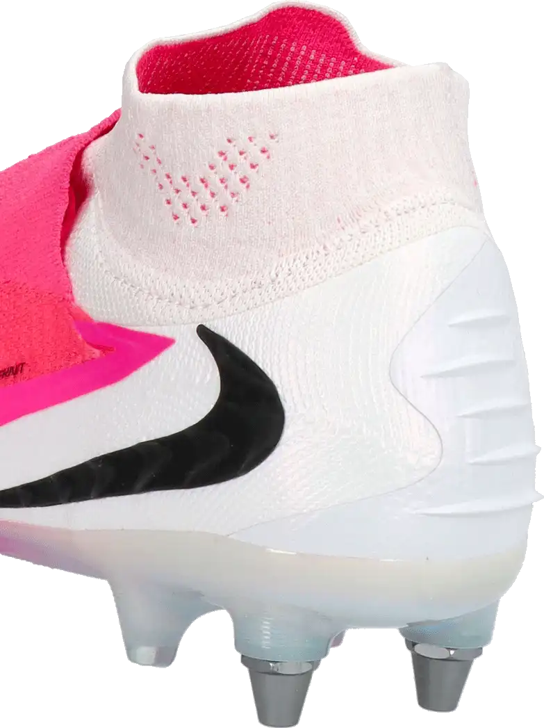 Pánské kopačky kolíky Nike Phantom 6 High Elite SG-PRO bílo-růžové