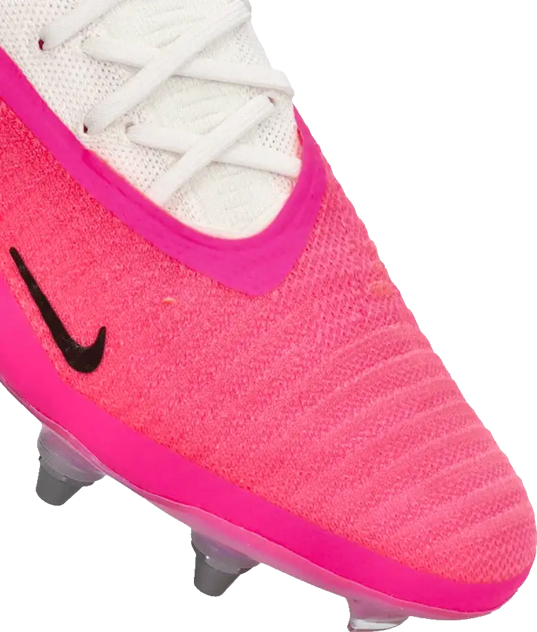 Pánské kopačky kolíky Nike Phantom 6 Low Elite SG-PRO bílo-růžové