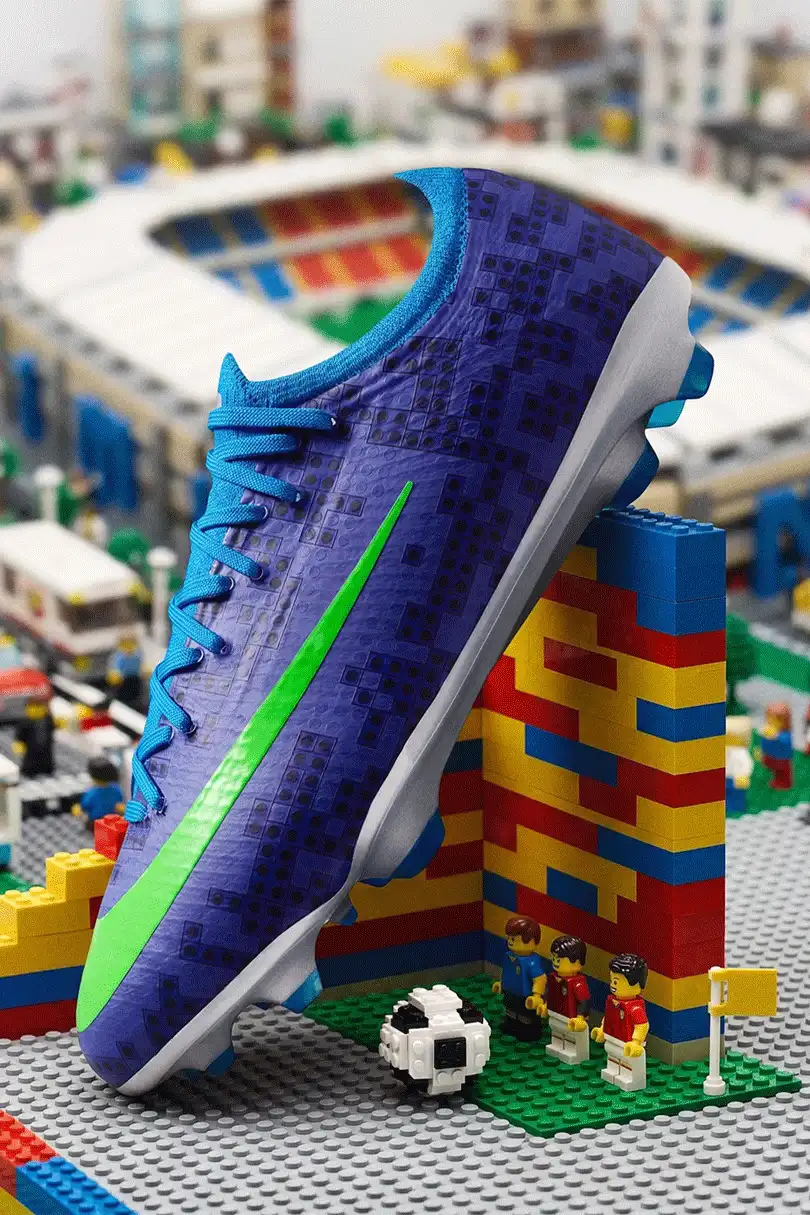 Dětské kopačky lisovky Nike x LEGO Zoom Mercurial Vapor 17 Pro FG modré