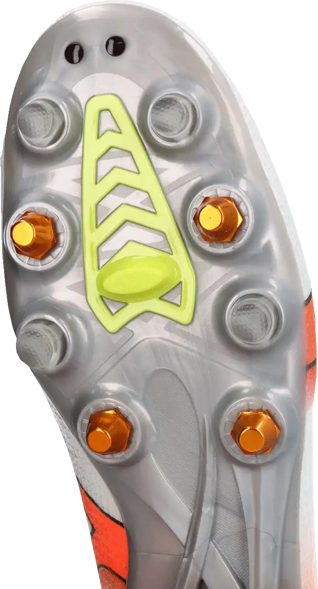 Pánské kopačky kolíky Mizuno Alpha III Japan Mix oranžově-stříbrné