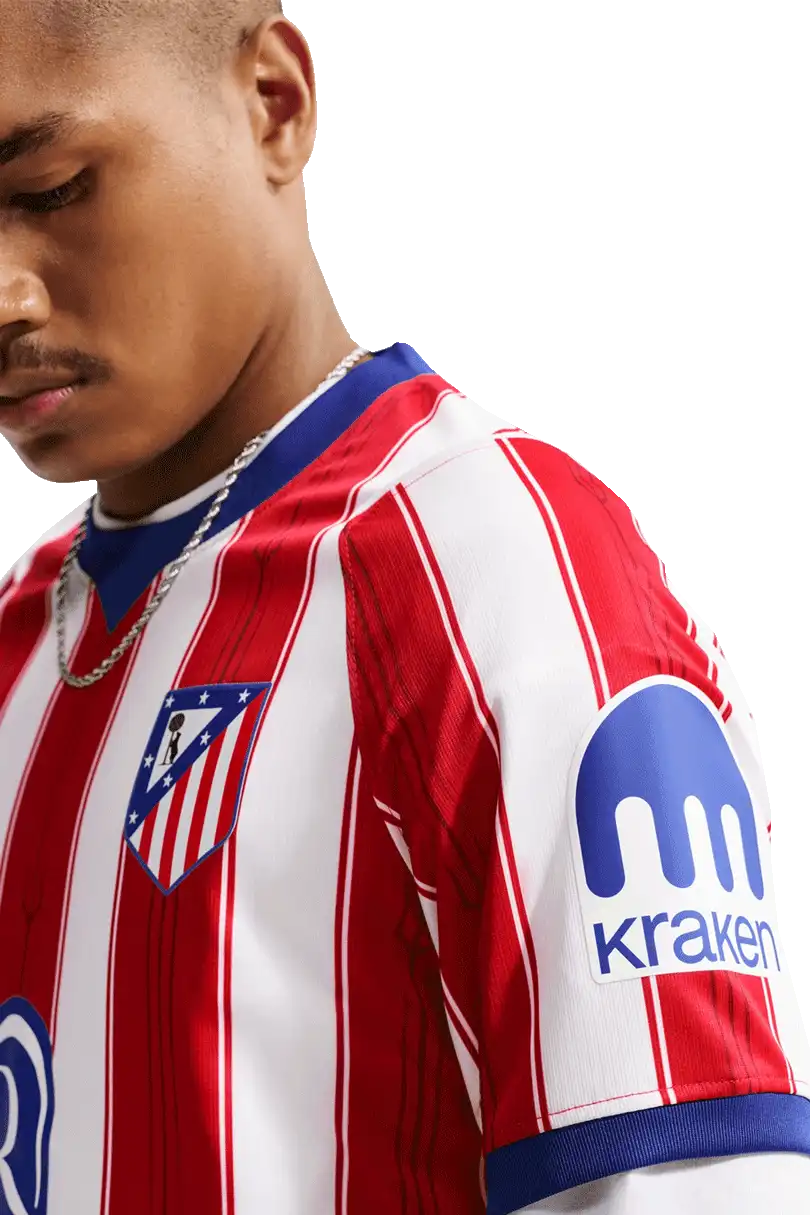 Pánský domácí fotbalový dres Nike Atletico Madrid 26/27 bílo-červený