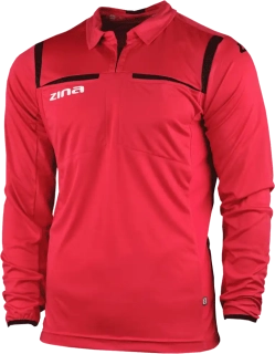 Fotbalový dres pro rozhodčí Zina Siena Maroon Radish LS Č