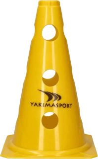 Kužel s otvory 23 cm Yakimasport žlutý