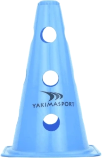 Kužel s otvory 23 cm Yakimasport bleděmodrý