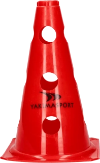 Kužel s otvory 23 cm Yakimasport červený