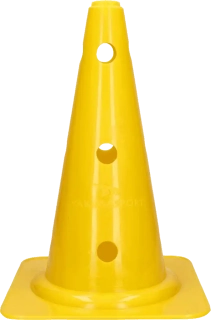 Kužel s otvory 38 cm Yakimasport žlutý