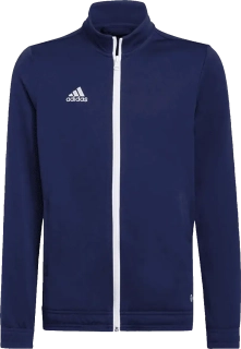 Dětská bunda na zip Adidas Entrada 22 Track tmavě modrá