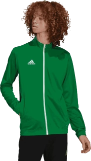 Pánská bunda na zip Adidas Entrada 22 Track zelená