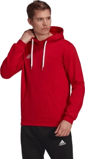 Pánská mikina s kapucí Adidas Entrada 22 Sweat červená